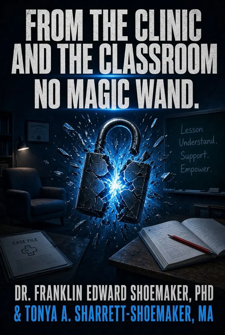 From the Clinic and the Classroom — No Magic Wand cover art with a shattered padlock